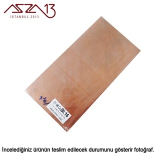 0,6mm Bakır Levha (100mm x 200mm)