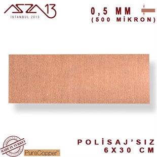 0,5 mm Bakır Şerit (60mm x 300mm)