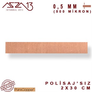 0,5 mm Bakır Şerit (20 mm x 300 mm)