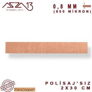 0,8 mm Bakır Şerit (20mm x 300mm)