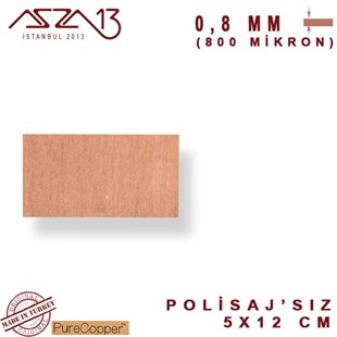 0,8 mm Bakır Şerit (50mm x 120mm)