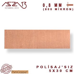 0,8 mm Bakır Şerit (50mm x 300mm)