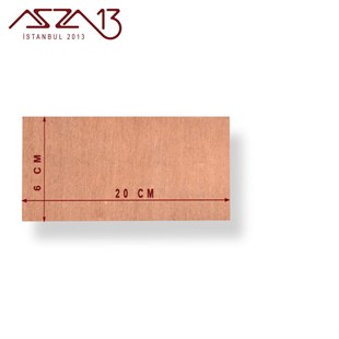 1,0 mm Bakır Şerit (60mm x 200mm)