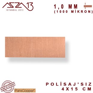 1,0 mm Bakır Şerit (40 mm x 150 mm)