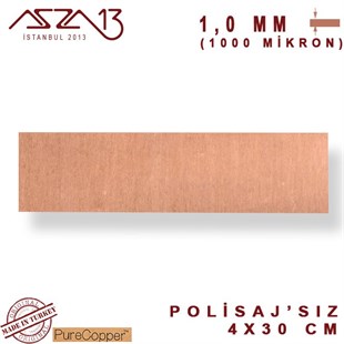 1,0 mm Bakır Şerit (40mm x 300mm)