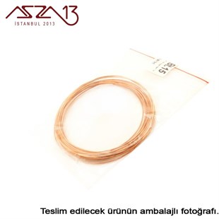 0.8 mm (800 Mikron) Bakır Tel / Paket İçeriği 3 m