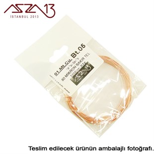 0.8 mm (800 Mikron) Bakır Tel / Paket İçeriği 5 m