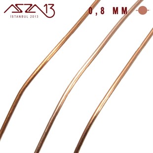 0.8 mm (800 Mikron) Bakır Tel / Paket İçeriği 5 m
