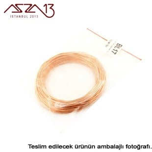 0.8 mm (800 Mikron) Bakır Tel / Paket İçeriği 10 m