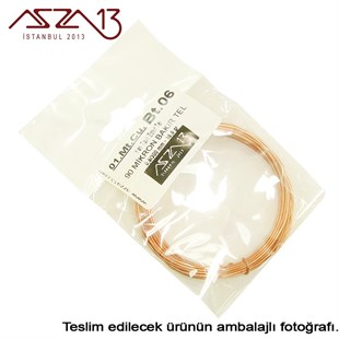 0.9 mm (900 Mikron) Bakır Tel / Paket İçeriği 3 m