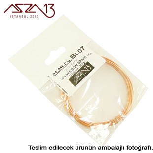 1.0 mm (1000 Mikron) Bakır Tel / Paket İçeriği 3 m