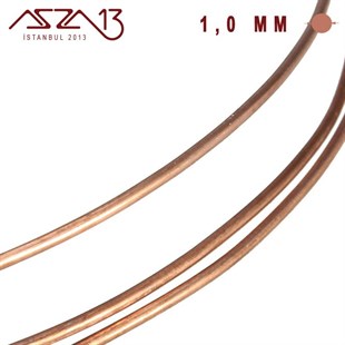 1.0 mm (1000 Mikron) Bakır Tel / Paket İçeriği 3 m