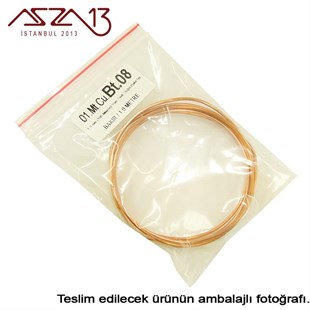 1.8 mm (1800 Mikron) Bakır Tel / Paket İçeriği 1 m
