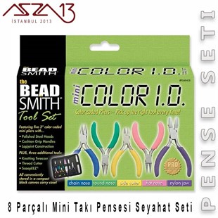 8 Parçalı Mini Takı Pensesi Seyahat Seti (8 Parça)
