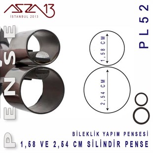 1,58 vm ve 2,54 cm Silindir Pense