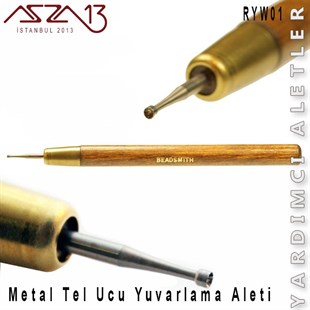 Metal Tel Ucu Yuvarlama Aleti