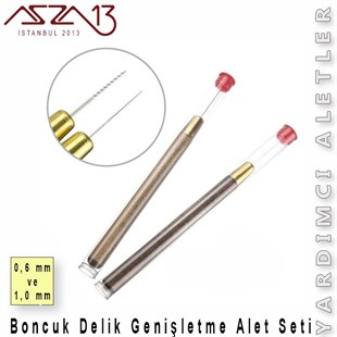 Boncuk Deliği Genişletme Alet Seti 0,6 ve 1,0 mm