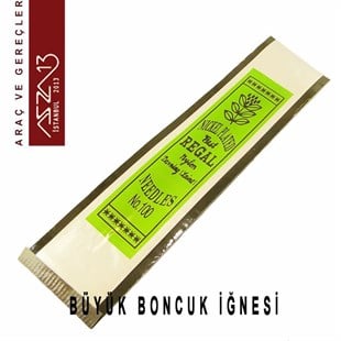 Büyük Boncuk İğnesi / Paket İçeriği 10 Adet