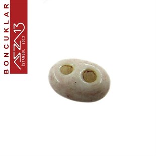 65 Adet 2,5x5 mm Bej Renkli Twin Cam Boncuk (3,8 gr)