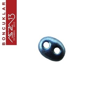 65 Adet 2,5x5 mm Metalik Petrol Mavisi Renkli Twin Cam Boncuk (3,8 gr)