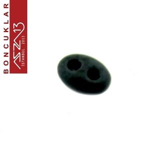 65 Adet 2,5x5 mm  Siyah Renkli Twin Cam Boncuk (3,8 gr)