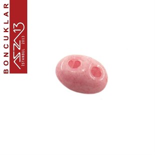 65 Adet 2,5x5 mm Gülkurusu Renkli Twin Cam Boncuk (3,8 gr)