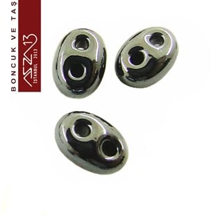 65 Adet 2,5x5 mm Neon Pembe Renkli Twin Cam Boncuk (3,8 gr)