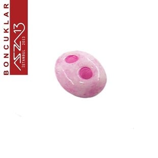 65 Adet 2,5x5 mm Pembe Renkli Twin Cam Boncuk (3,8 gr)