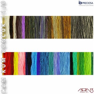 Karışık Renk Cam Kum Boncuk 11/0 (2,1 mm)