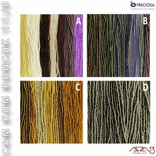 Karışık Renk Cam Kum Boncuk 11/0 (2,1 mm)