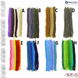 Karışık Renk Cam Kum Boncuk 11/0 (2,1 mm)