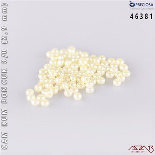 46381 Cam Kum Boncuk 8/0 (2,9 mm) 13 gr
