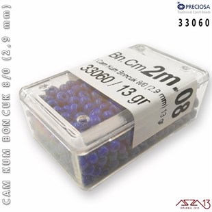 33060 Cam Kum Boncuk 8/0 (2,9 mm) 13 gr