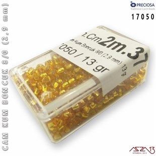 17050 Cam Kum Boncuk 8/0 (2,9 mm) 13 gr