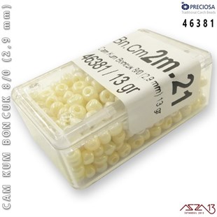 46381 Cam Kum Boncuk 8/0 (2,9 mm) 13 gr