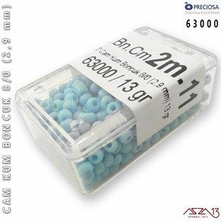 63000 Cam Kum Boncuk 8/0 (2,9 mm) 13 gr