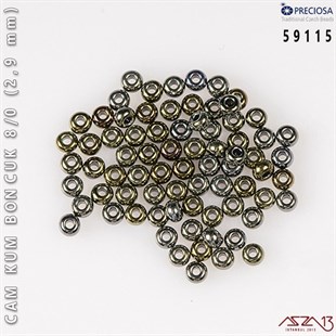 59115 Cam Kum Boncuk 8/0 (2,9 mm) 13 gr