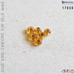 17050 Cam Kum Boncuk 8/0 (2,9 mm) 13 gr