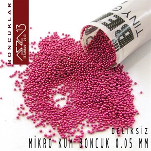 Metalik Pembe Mikro Kum Boncuk (27 gr)