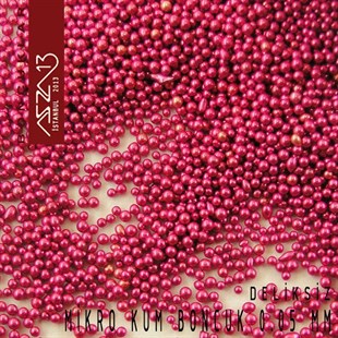 Metalik Pembe Mikro Kum Boncuk (27 gr)