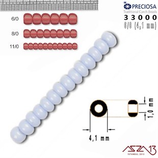 33000 Cam Kum Boncuk 6/0 (4.1 mm) 13 gr