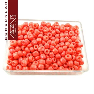6/0 (4,1 mm) Koyu Somon Kum Cam Boncuk