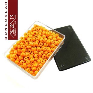 6/0 (4,1 mm) Turuncu Kum Cam Boncuk