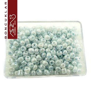 6/0 (4,1 mm) Mavi İncili Kum Cam Boncuk