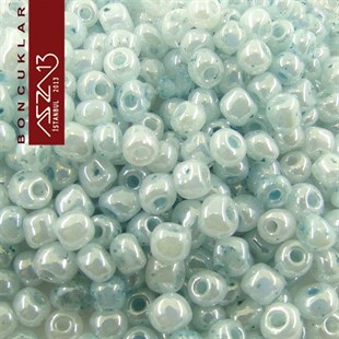 6/0 (4,1 mm) Mavi İncili Kum Cam Boncuk
