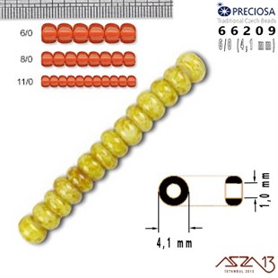 66209 Cam Kum Boncuk 6/0 (4.1 mm) 13 gr