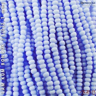 Açık Lavanta Cam Kum Boncuk 11/0 (2,1 mm) 40 gr