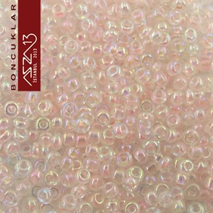 Açık Pembe Cam Kum Boncuk (13/0 - 1,7 mm) 20 gr