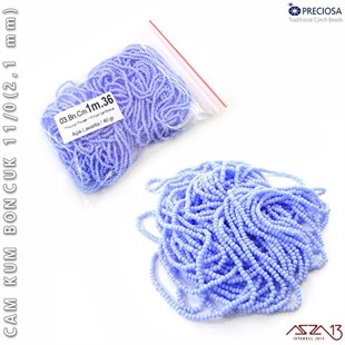 Açık Lavanta Cam Kum Boncuk 11/0 (2,1 mm) 40 gr
