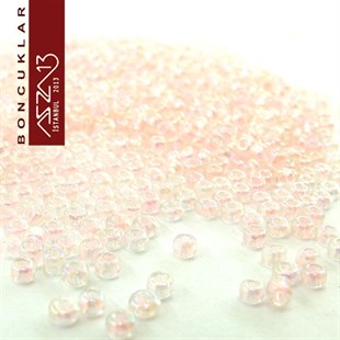 Açık Pembe Cam Kum Boncuk (13/0 - 1,7 mm) 20 gr